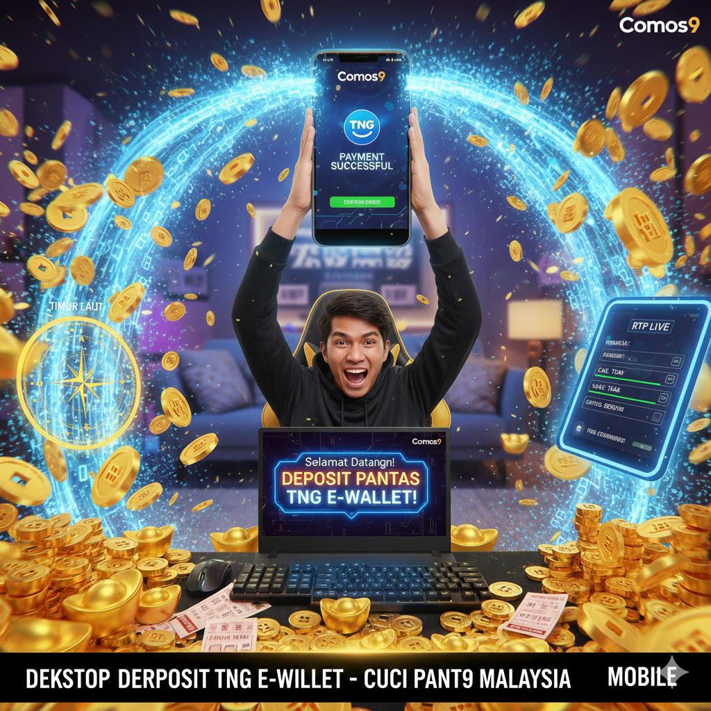 Cara Deposit Slot Guna TNG eWallet di Comos9 (Pantas & Selamat)
