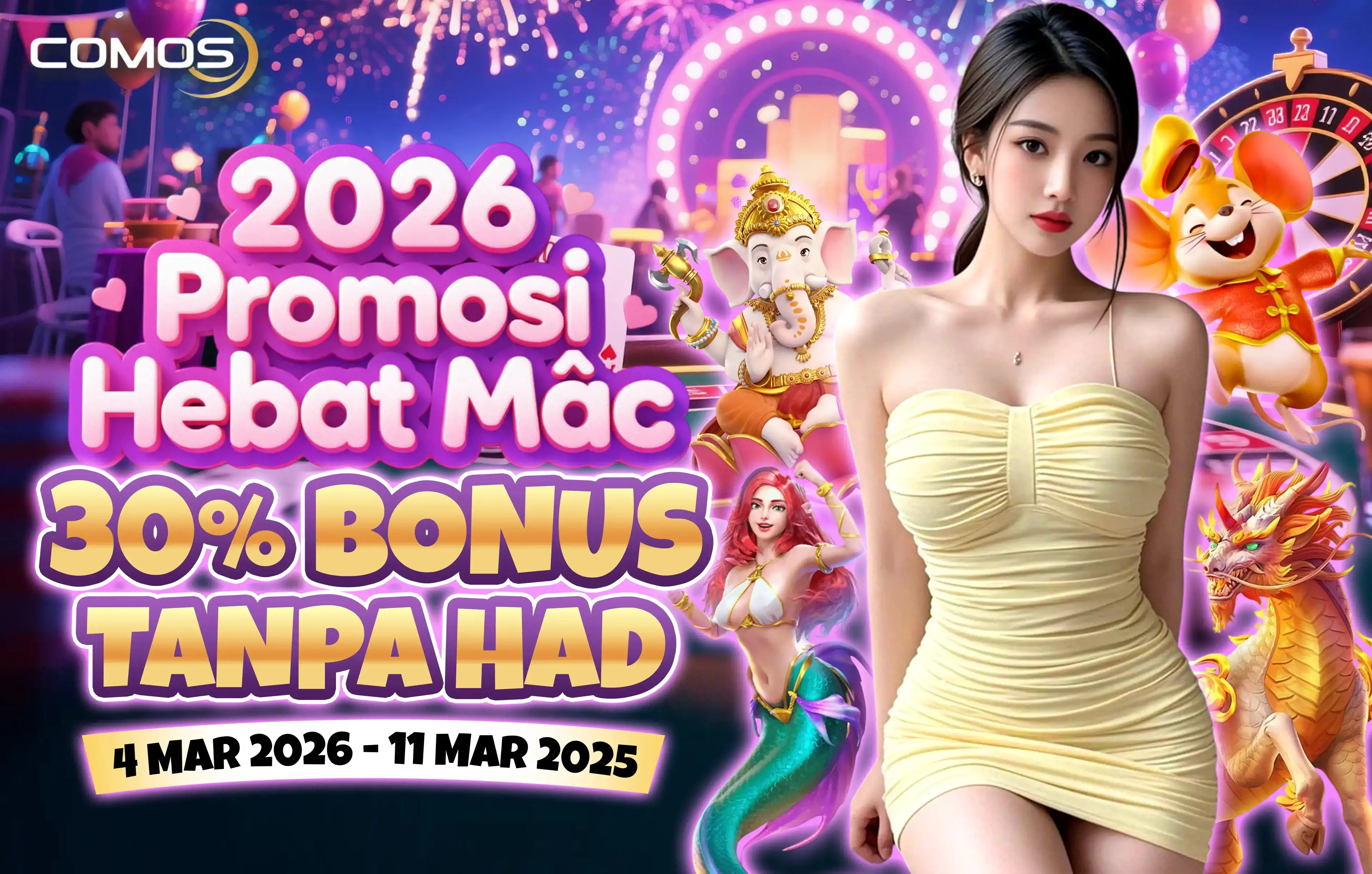 2026 Promosi Hebat Mac , 30% Bonus Tanpa Had ! ! ! ( Promosi Ini Hanya Pada 4th March 2026 - 11th March 2026 )